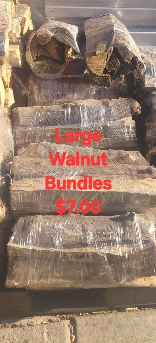 Bundled Firewood - Juniper, Walnut, and Silver Maple Wood Bundles