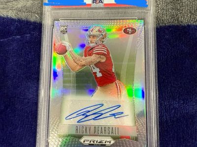 2024 PANINI PRIZM DECA SIGNATURES SRPL RICKY PEARSALL SILVER PRIZM - PSA 10