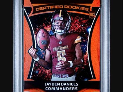 2024 Panini Certified Jayden Daniels Rookie RC Mirror Orange #4 PSA 10 Gem mint