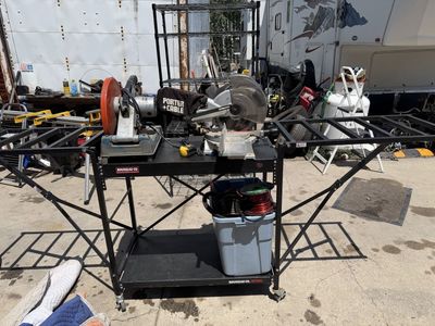 Rousseau Co. Heavy Duty Mobile Miter Saw Stand Workstation 2875XL