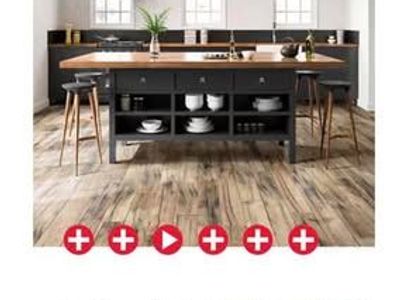 Mohawk Home Laurel Glen Oak 10mm Laminate Flooring with SplashDefense Technology + 2mm Pad Attached