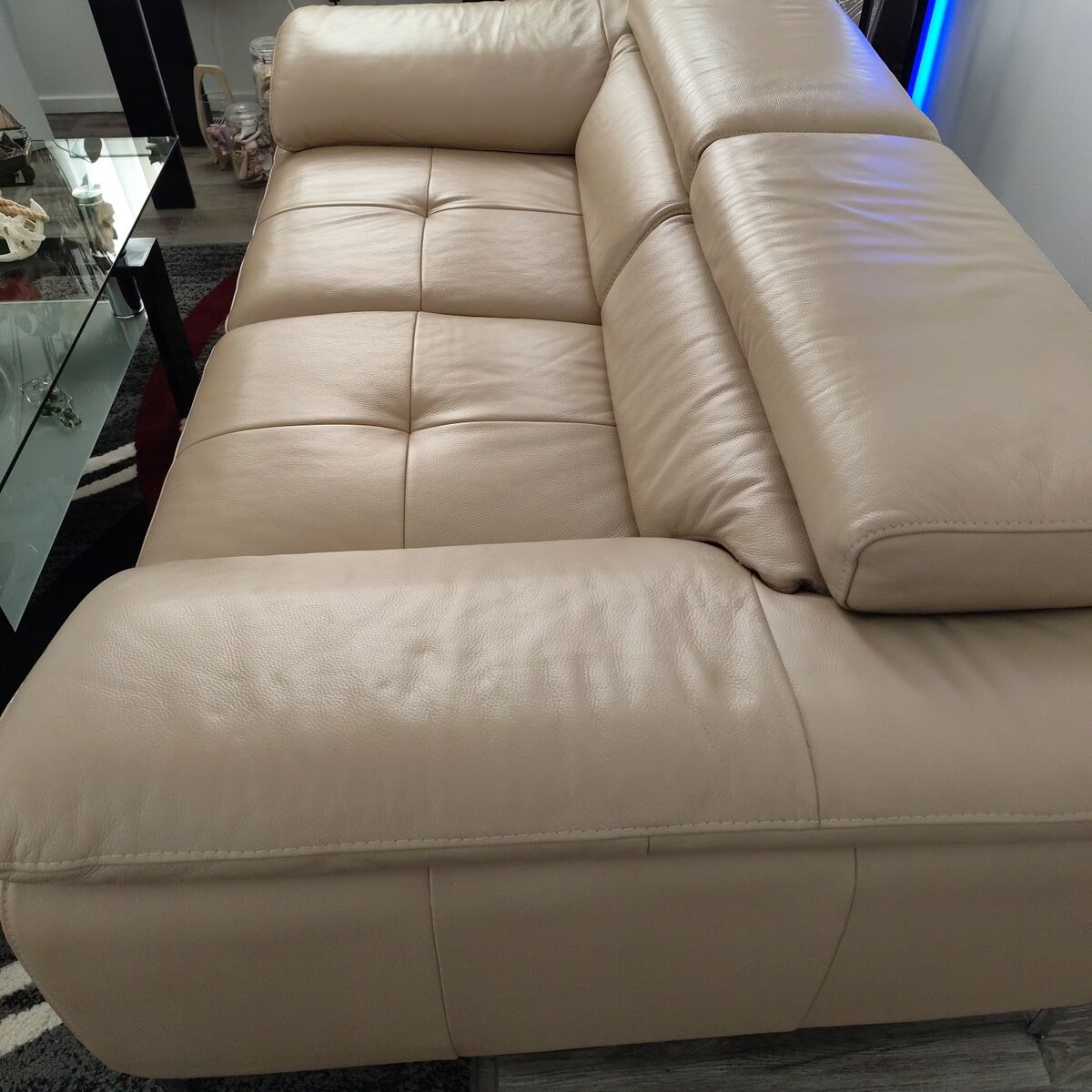 Leather Loveseat