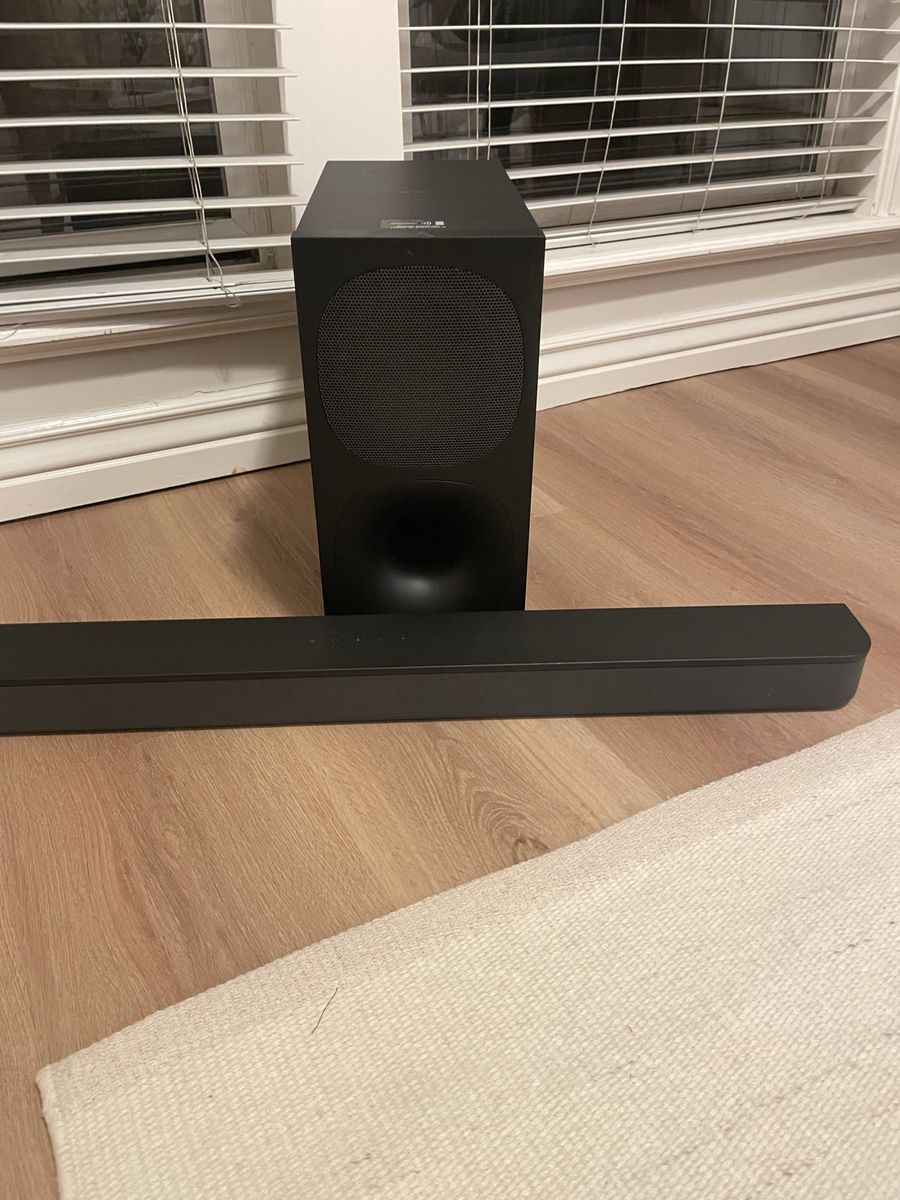 Sony HT-S350 Soundbar with Wireless Subwoofer - 2.1ch, 320W Total Power, S-Force PRO Front Surround