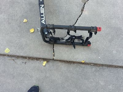 Allen Sports 102DN 2-Bike Hitch Mounted Bicycle Rack Carrier