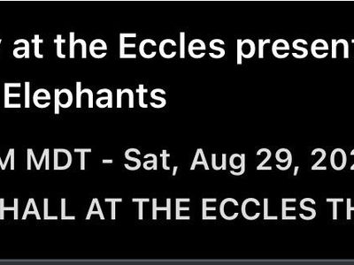 Water for Elephants - Aug 29 - 7:30pm
