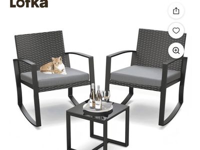 New In Box - Lofka 3 Piece Outdoor Patio Furniture Set