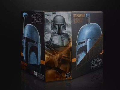 The Mandalorian The Black Series - Death Watch Helmet (Exclusive) Dented box