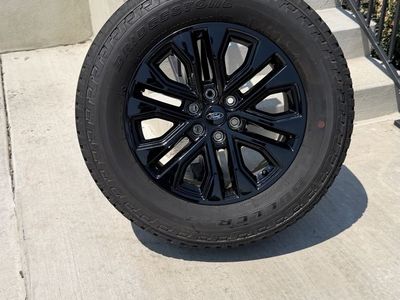 Ford F150 Rims and Tires 275/65R20 Bridgestone Dueller Load E almost new