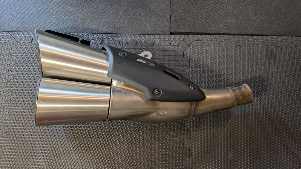 Ducati Diavel stock exhaust