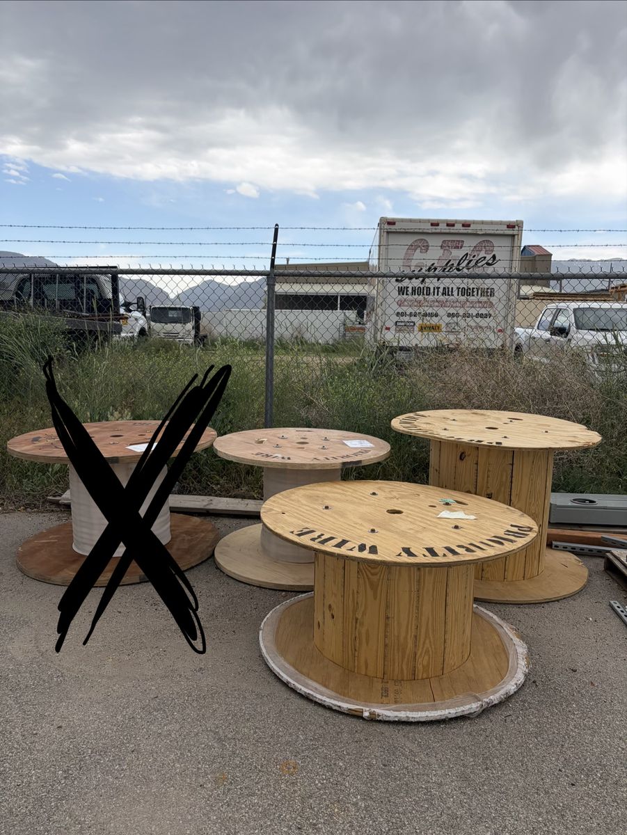 XL Wooden Wire Spools