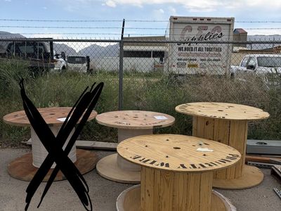 XL Wooden Wire Spools