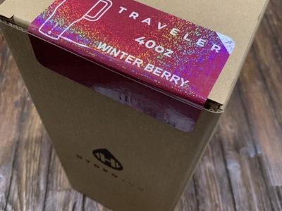 Hydrojug Winter Berry Red Sparkly 40 Ounce Traveler NIB