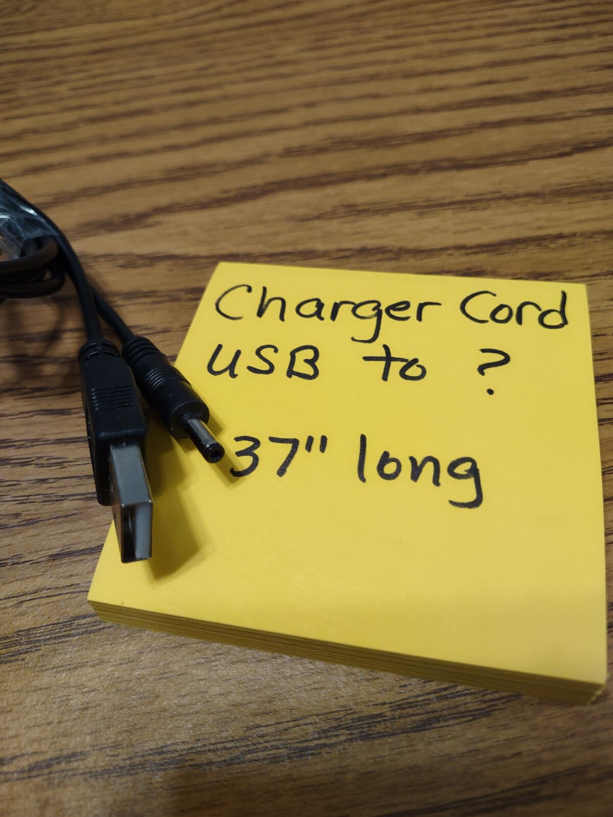 USB CONNECTOR CORD TO ?