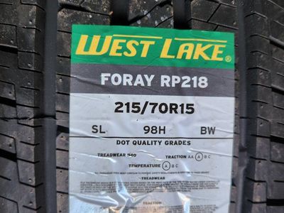 215/70r15 Westlake foray rp218