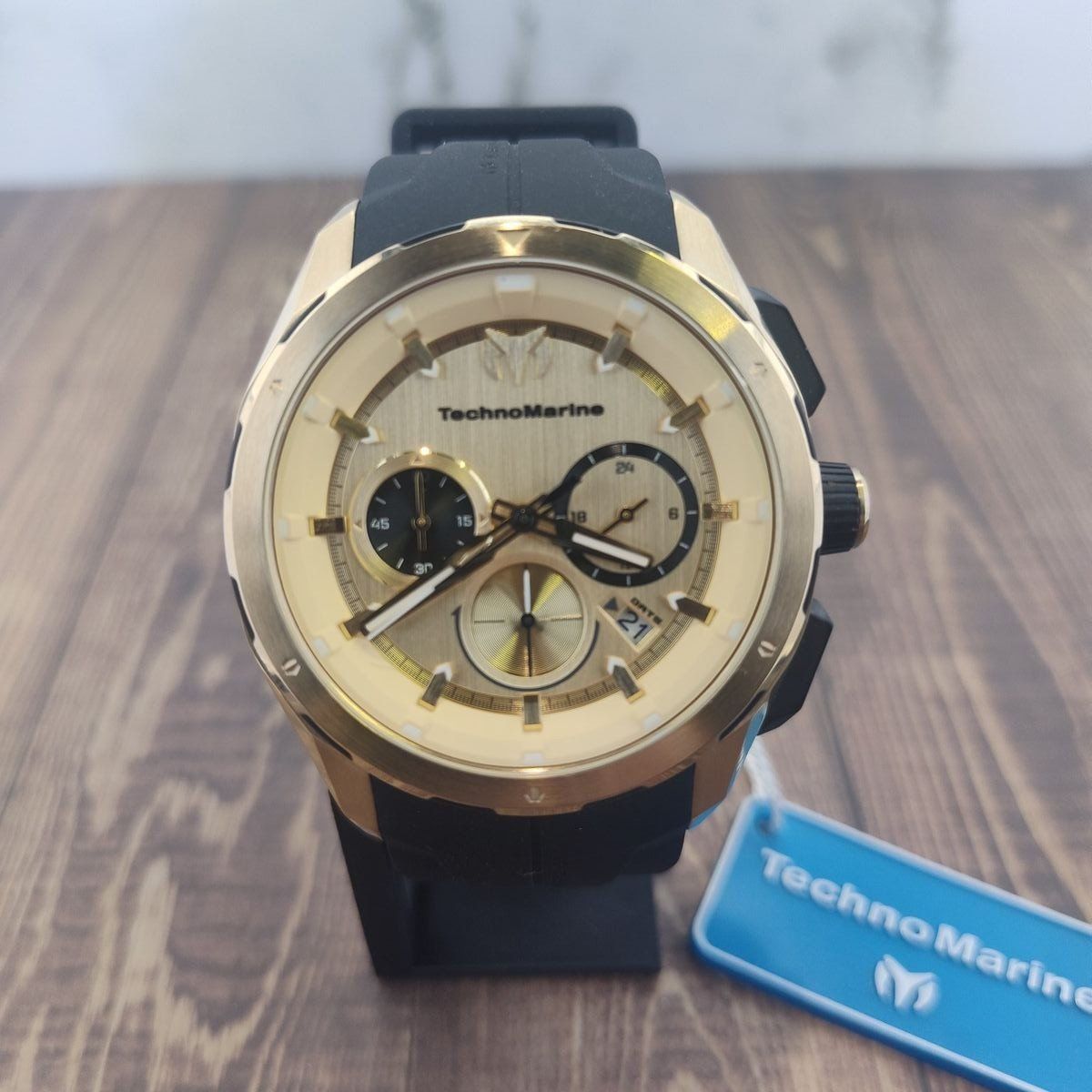 TechnoMarine Ocean Nomad Men's Watch - 43mm, Black With Case (TM-318105)