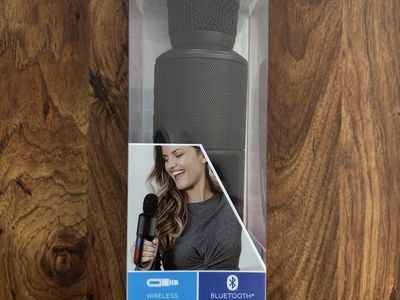 Singing Machine Move Mic All-In-One Wireless Karaoke Party Microphone & Bluetooth Speaker