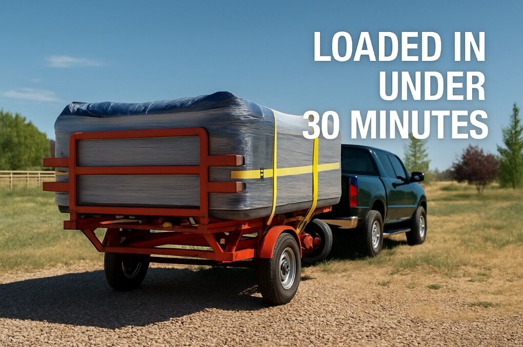 Spa dolly Move Hot Tub Trailer