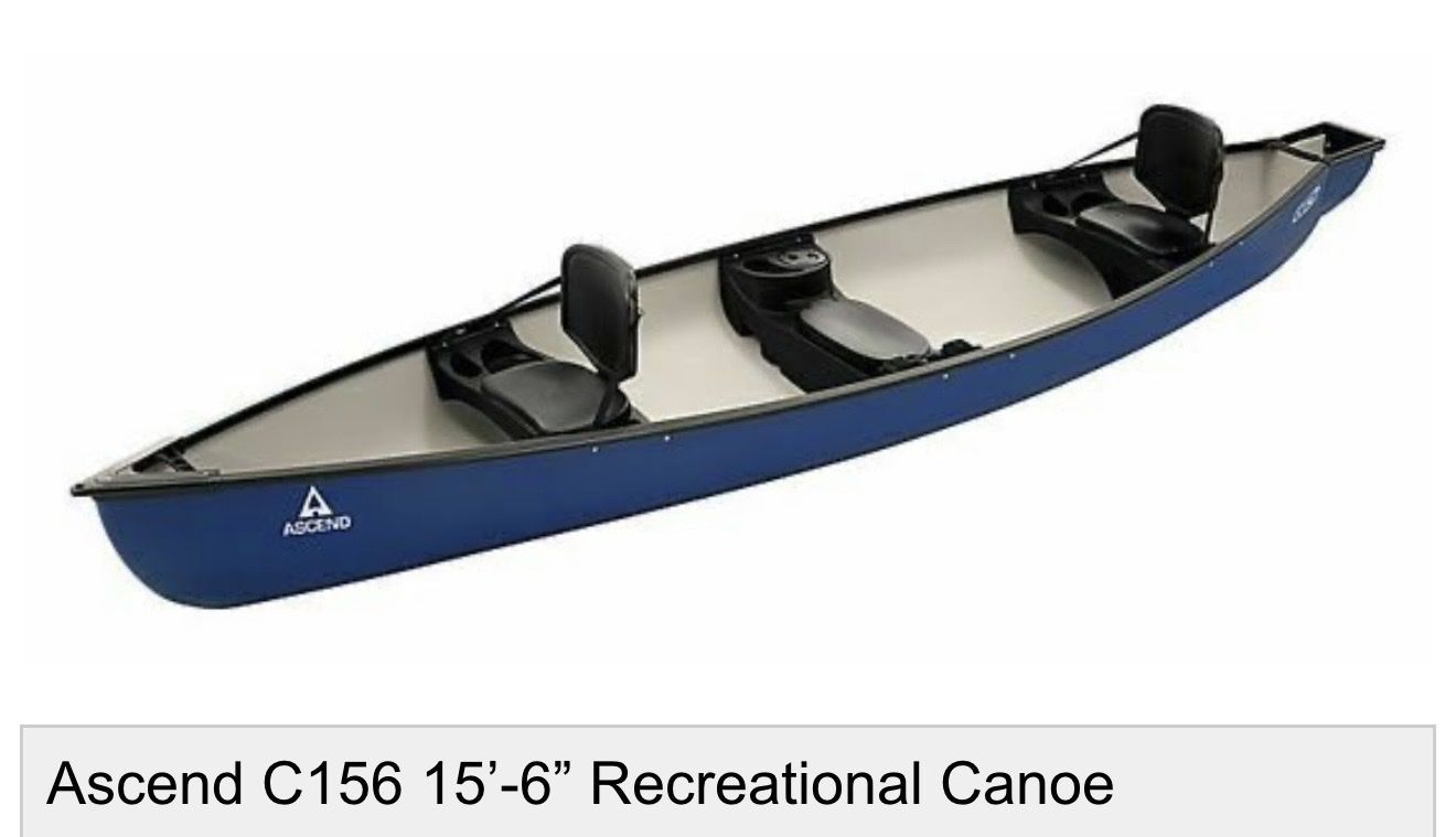 Ascend 15’6 canoe
