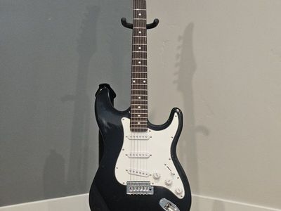 Sky Black Electric Guitar - Beginner/Student Model