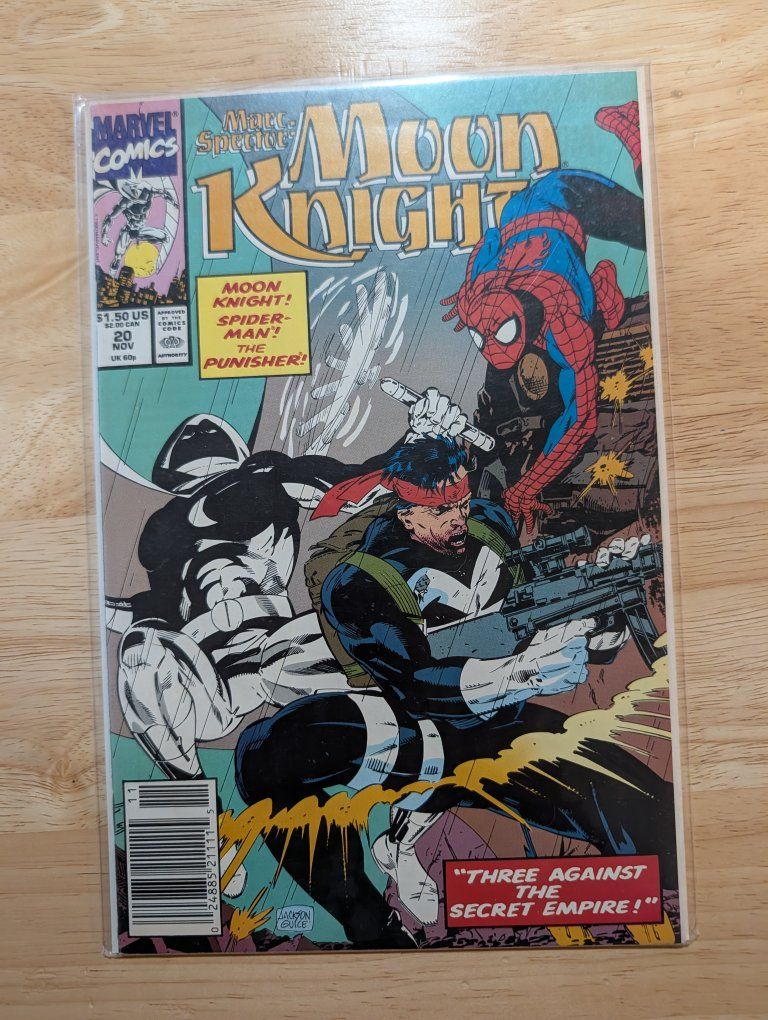 1990 Marvel Comic Moonknight #20 1st Print