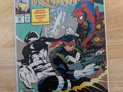 1990 Marvel Comic Moonknight #20 1st Print