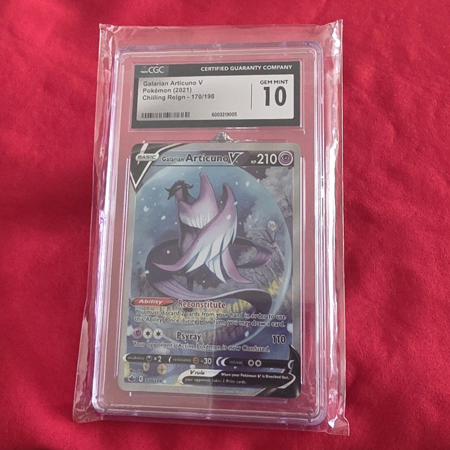 CGC 10 Galarian Articuno V 170