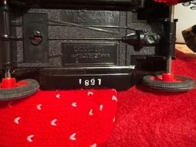 Montgomery Ward vintage-style delivery truck coin bank (metal)