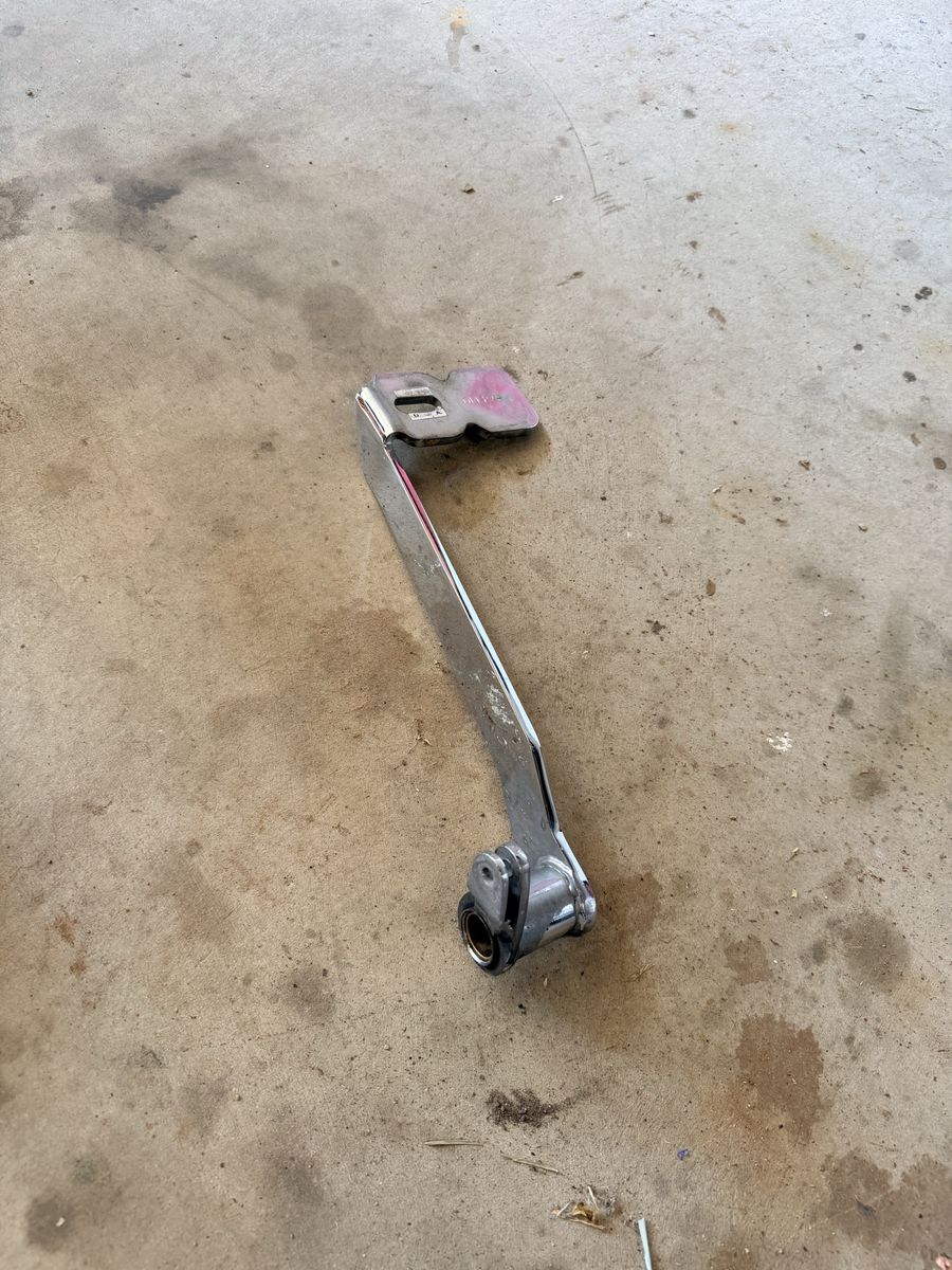 Harley road glide extended brake pedal