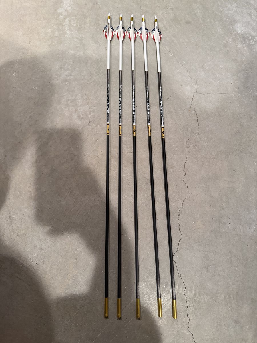 Gold Tip 300 Pierce Platinum Arrows QTY 5