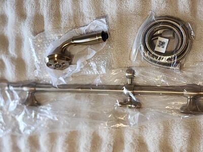 Delta 3 spray handheld shower head champagne gold