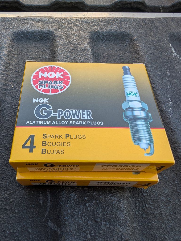 New NGK G-Power Platinum Spark Plugs for Honda Odyssey and Pilot