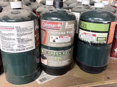20 + Used 1 lb Propane Cylinders - $30