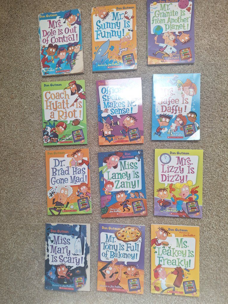 My Weird School Daze Series by Dan Gutman (12-Book Set, Grades 2-5, Scholastic)