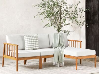 3 Piece Outdoor L-Shaped Sectional