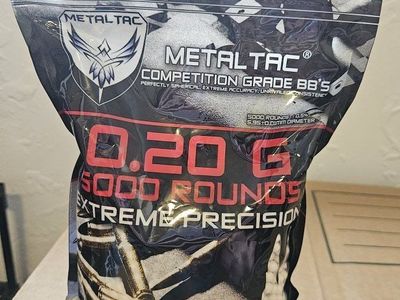 METALTAC 0.20G 5000 Rounds Competition Grade Airsoft BB's