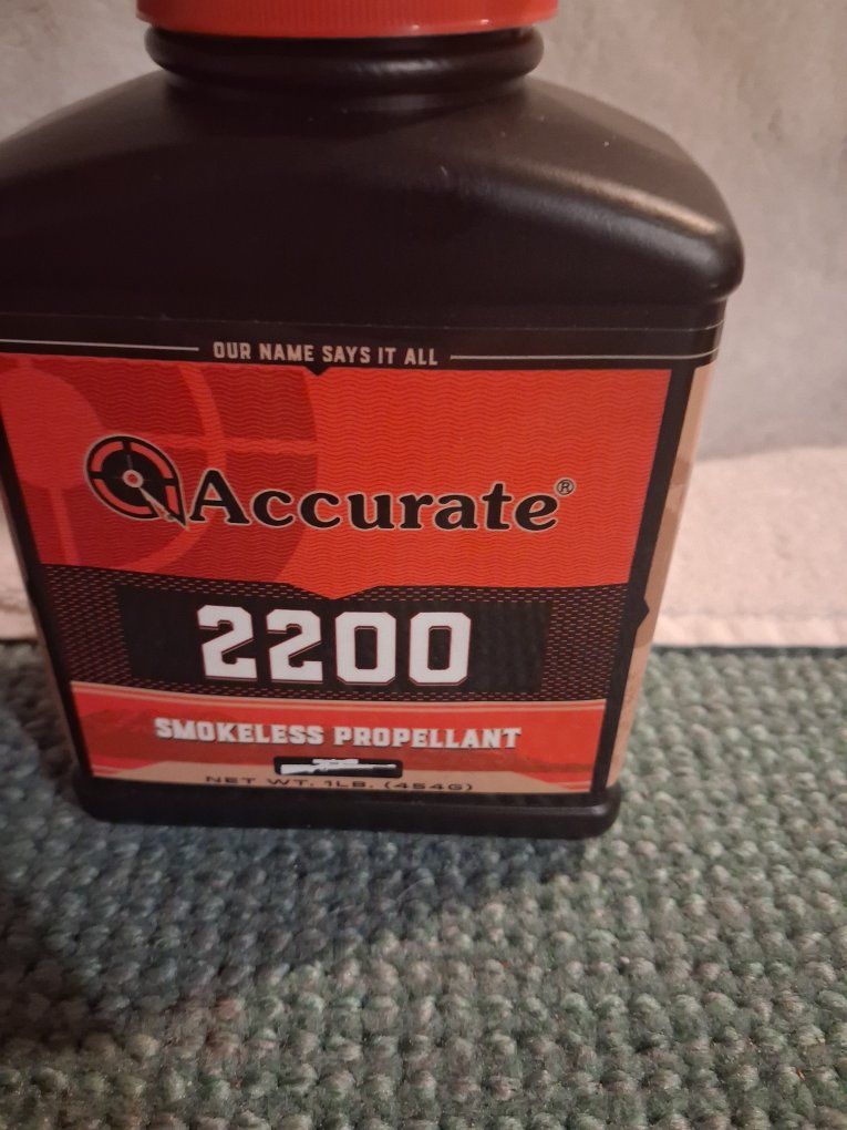 Accurate 2200 Smokeless Propellant,