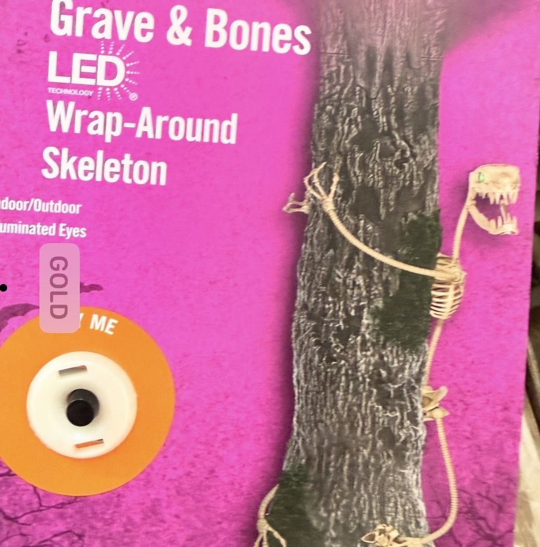 Home Depot Grave and Bones Constrictor Skeleton 2025 release Box of 3