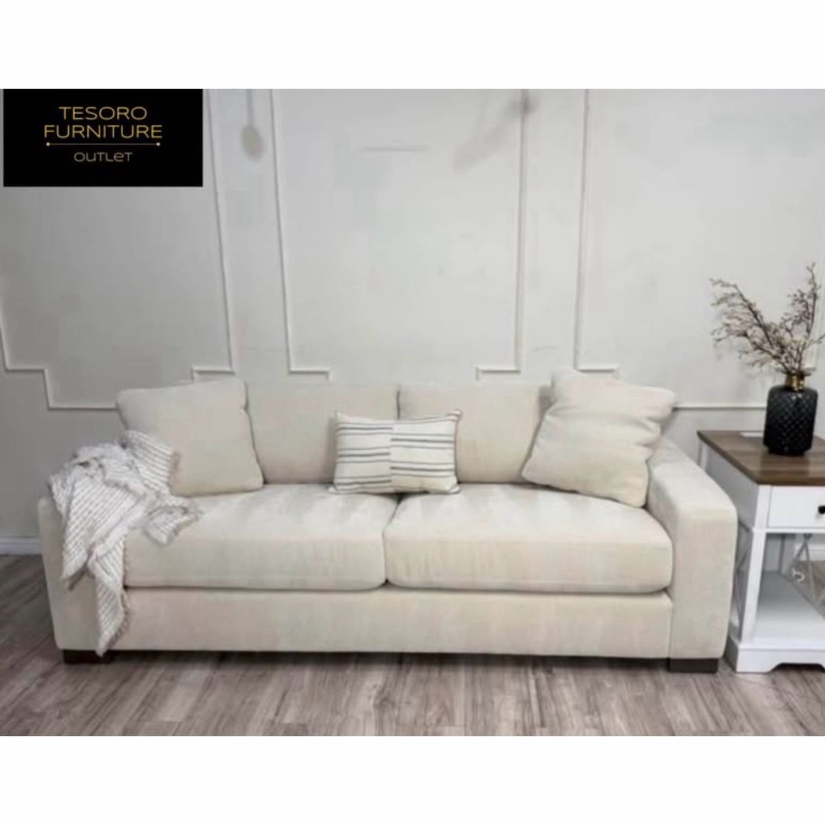 HARRISON CREAM SOFA AMAZING DEAL‼️