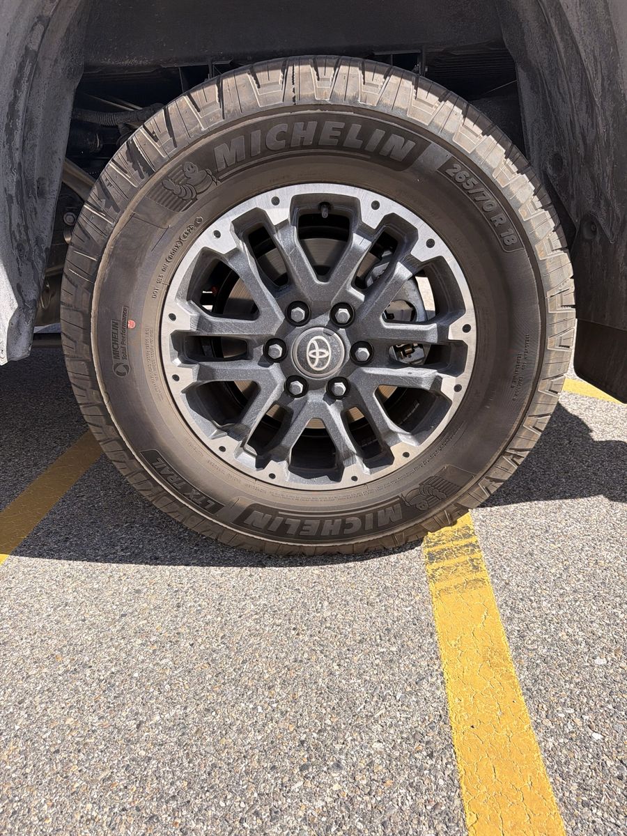 3 month old 18 inch Toyota wheels