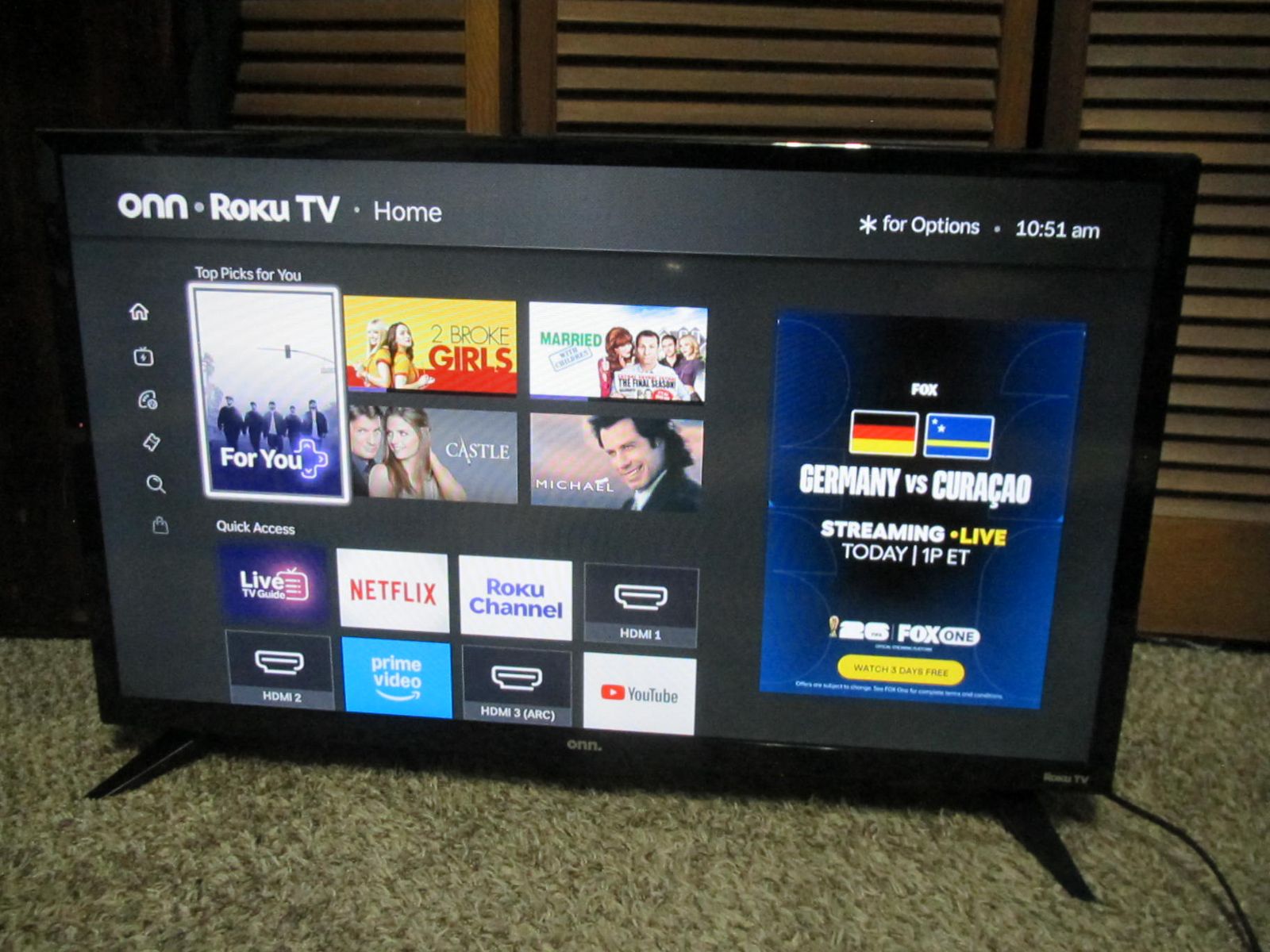 32" onn Roku UHD tv