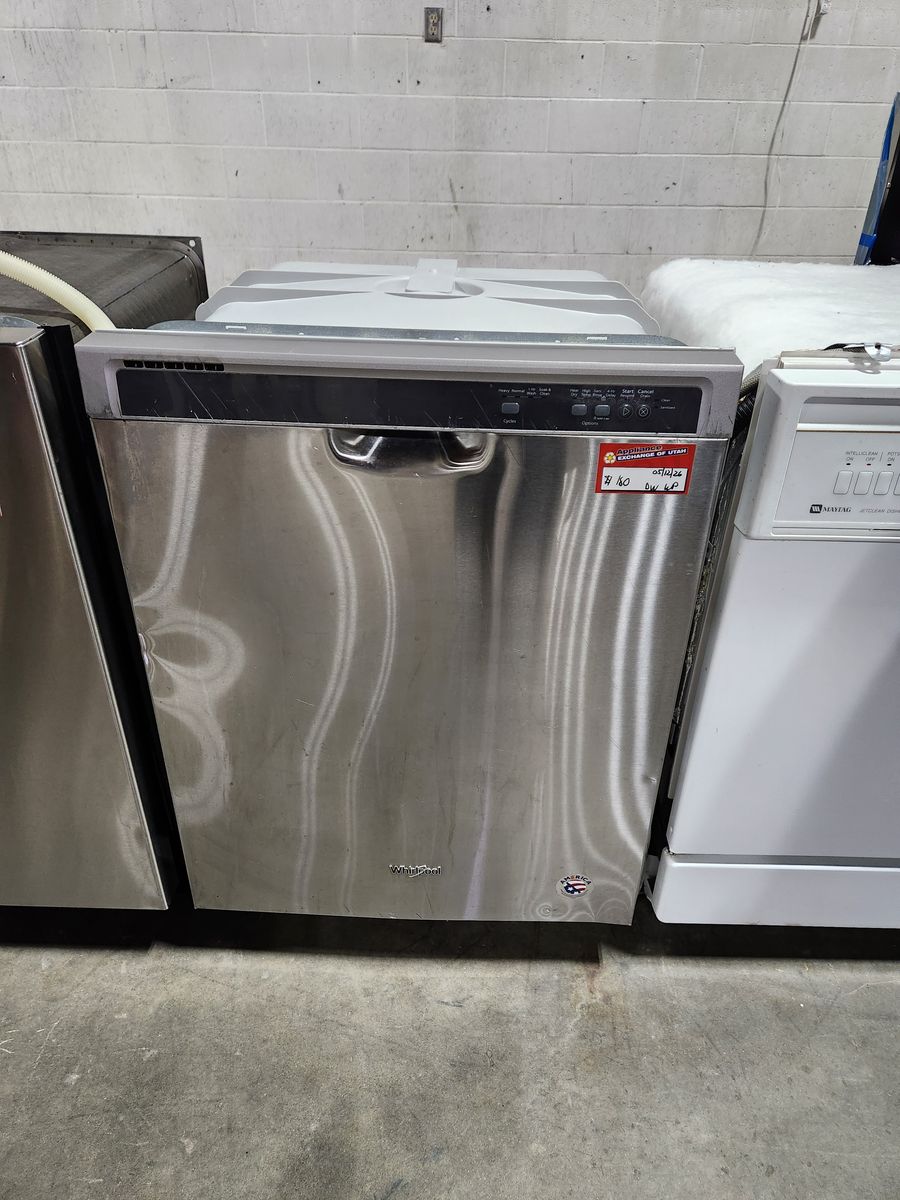 LOW PRICE GUARANTEED! WHIRLPOOL STAINLESS STEEL DISHWASHER