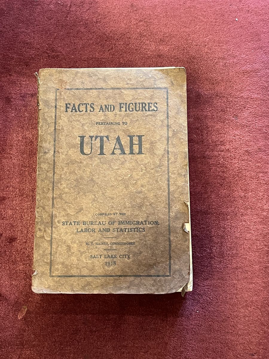 Facts and Figures Pertaining to Utah soft cover