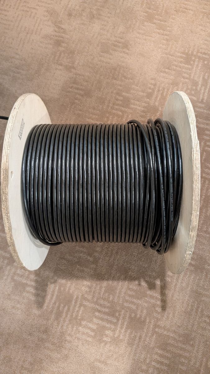 CAT 6A Shielded Direct Burial Cable, Dual Jacket, (418 feet)