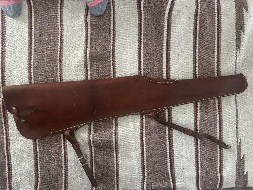 Leather Rifle Scabbard