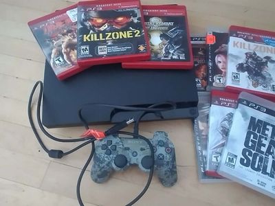 Playstation 3 Slim with Games