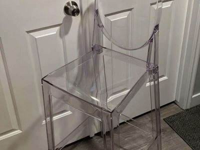 Clear acrylic barstool counter height