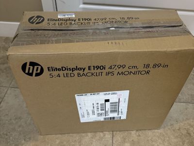 HP EliteDisplay E190i 18.89" 5:4 LED Backlit IPS Monitor