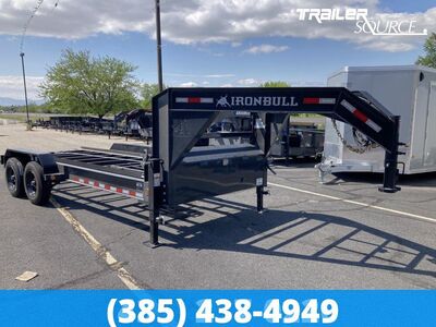 7x16 Iron Bull DBG Gooseneck Roll Off Trailer - 16K GVWR -