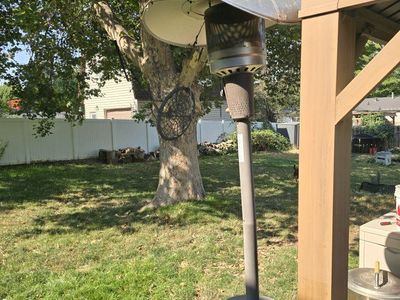 Brown patio heater