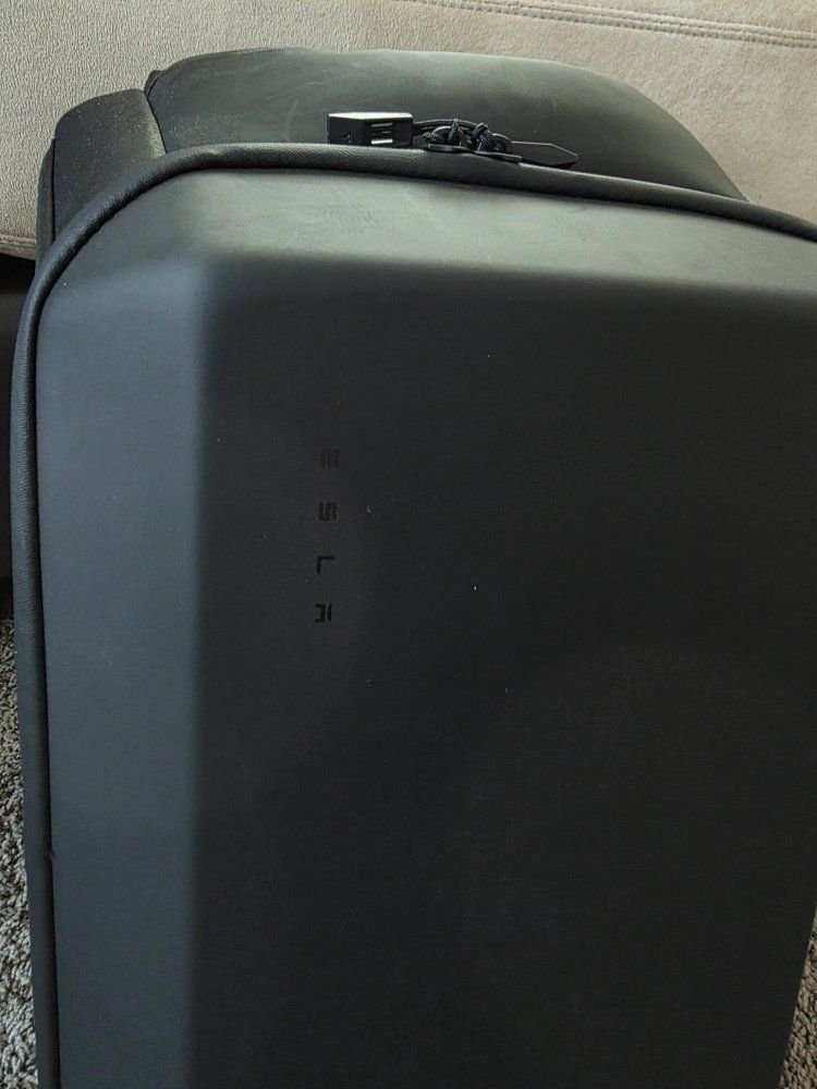 Tesla Cyberbackpack Black Hard Shell Travel Backpack